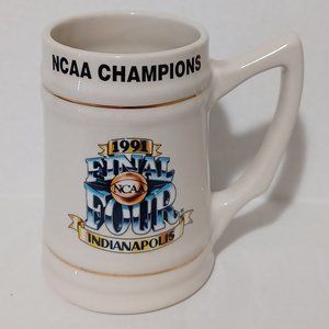 Vintage 1991 NCAA Final Four Indianapolis Stein Mug